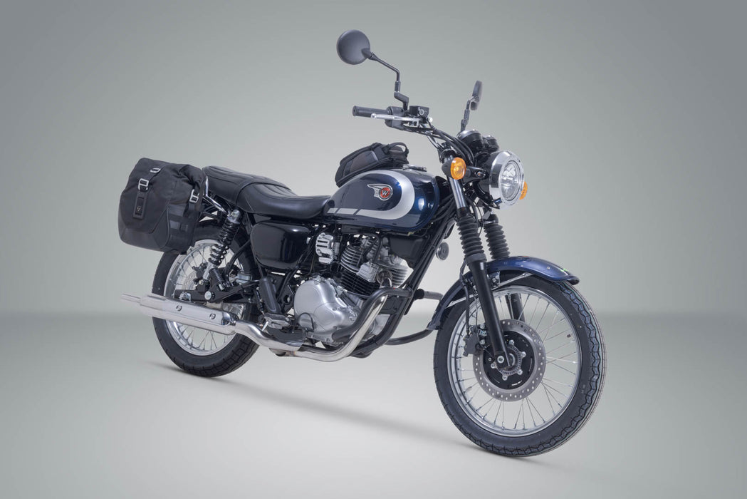 Legend Gear side bag system LC Black Edition - Kawasaki W230 (24-). SW-Motech