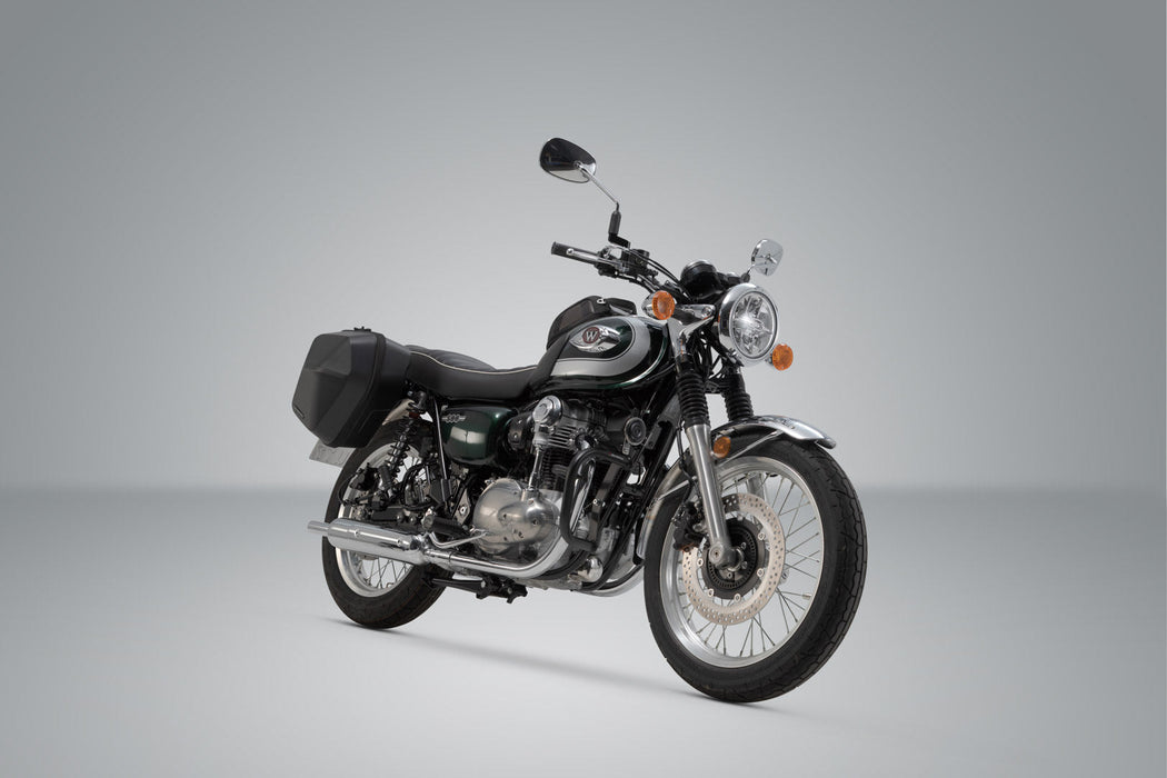 URBAN ABS side case system - 2x 16,5 l. Kawasaki W800 / Street / Cafe, W650. SW-Motech