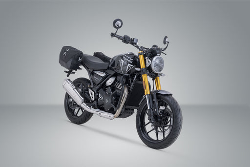 Legend Gear side bag system LC - Black Edition - Triumph Speed 400 / Scrambler 400 X (23-). SW-Motech