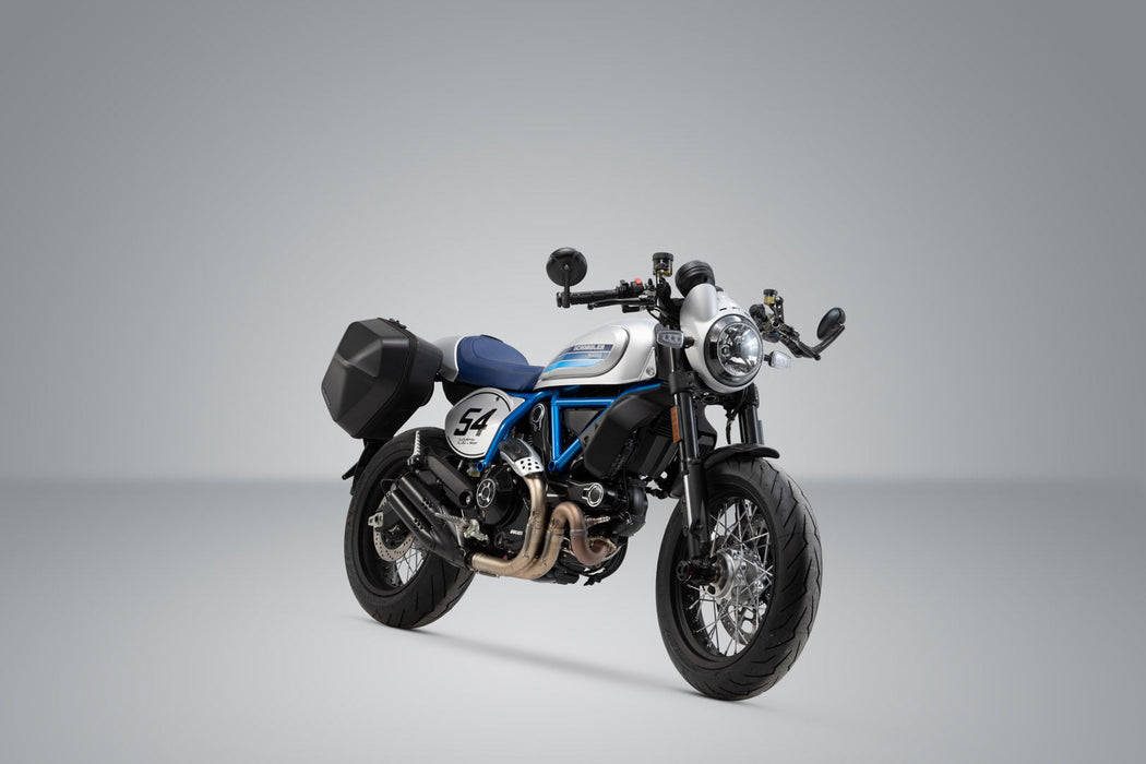 URBAN ABS side case system - 2x 16,5 l. Ducati Scrambler Cafe Racer (17-18). SW-Motech
