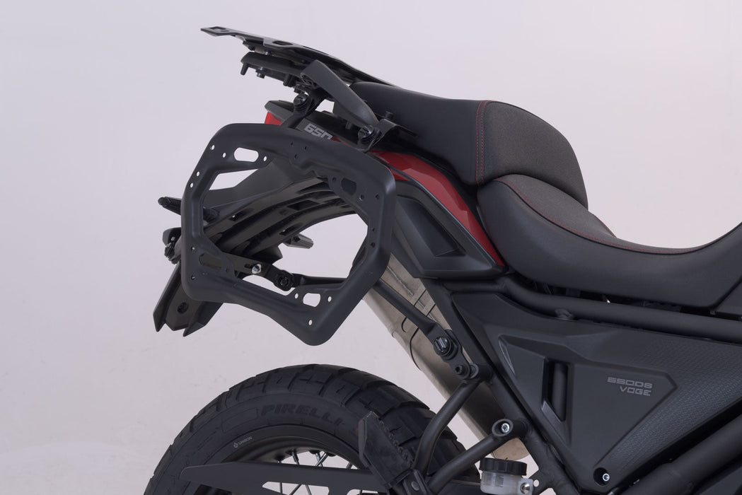 TRAX ADV aluminium case system - Black. 37/45L. Voge 650 DS/X (22-). SW-Motech