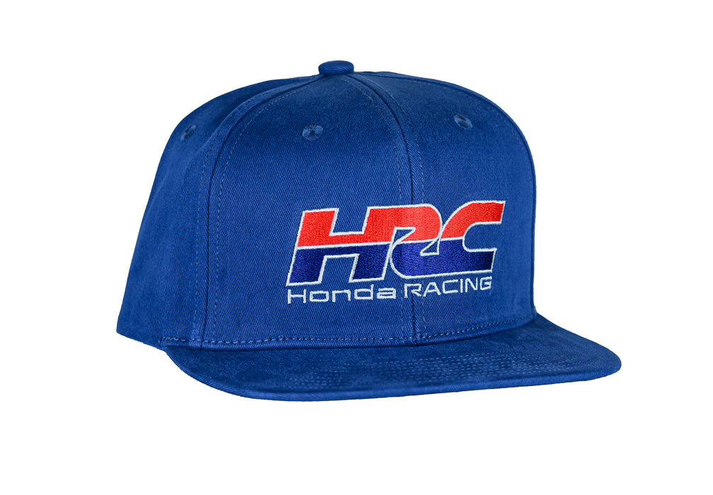 Honda HRC Flat Peak Cap - Blue Honda