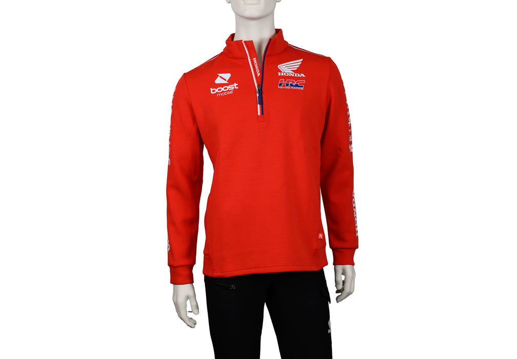 Honda x BOOST Mobile Team Quarter Zip - Red Honda