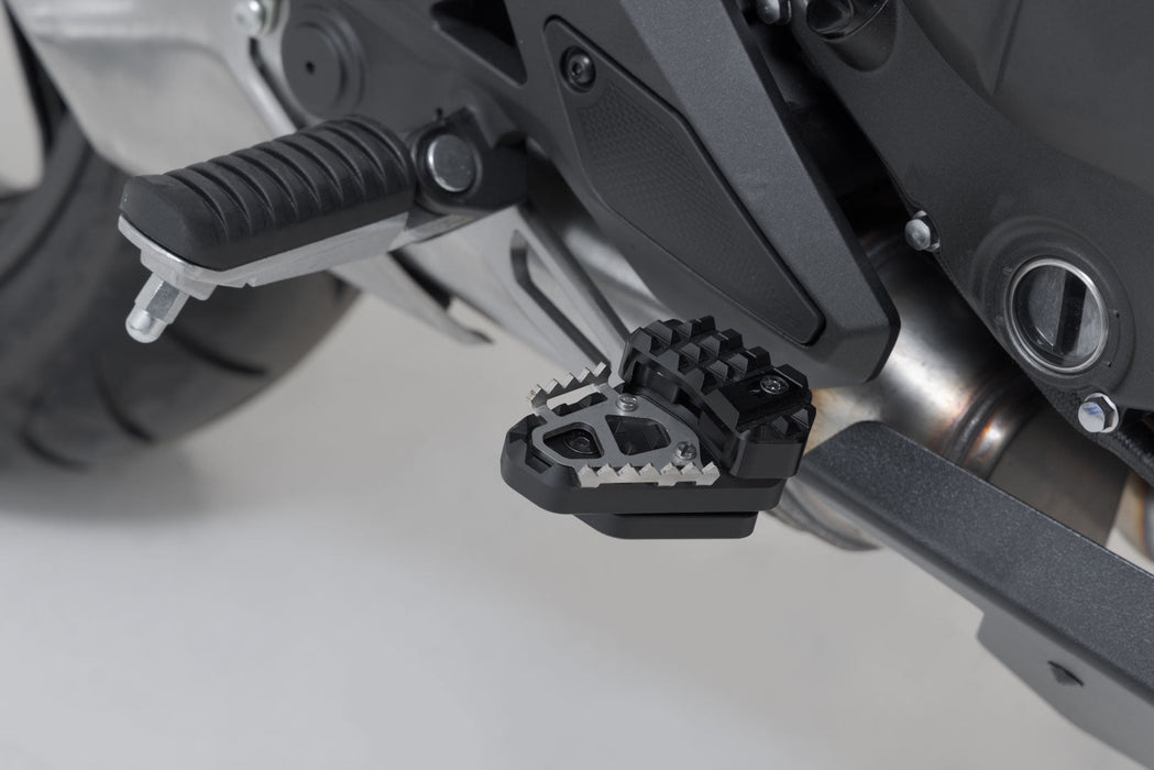 Extension for brake pedal - Black. Kawasaki Versys 650 (21-). SW-Motech