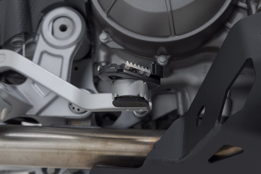 Extension for brake pedal - Black. Aprilia Tuareg 660 (21-). SW-Motech