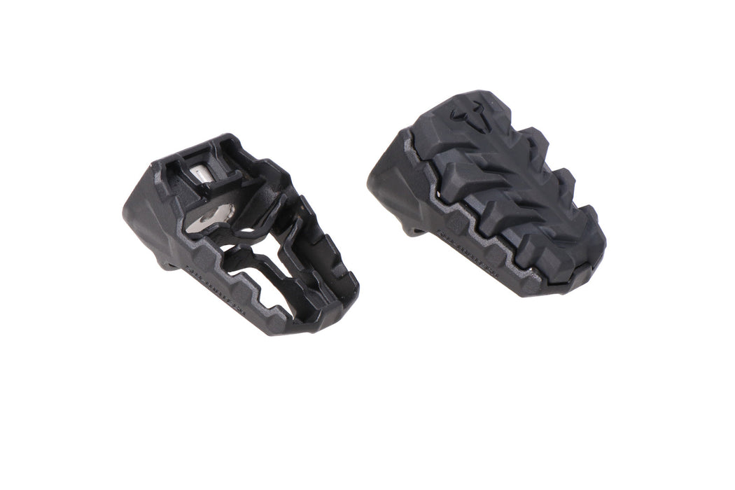 EVO footrest kit - Black. Honda / Suzuki / KTM models. SW-Motech