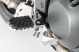 ION footrest kit - Silver. Aprilia, BMW, Suzuki models. SW-Motech