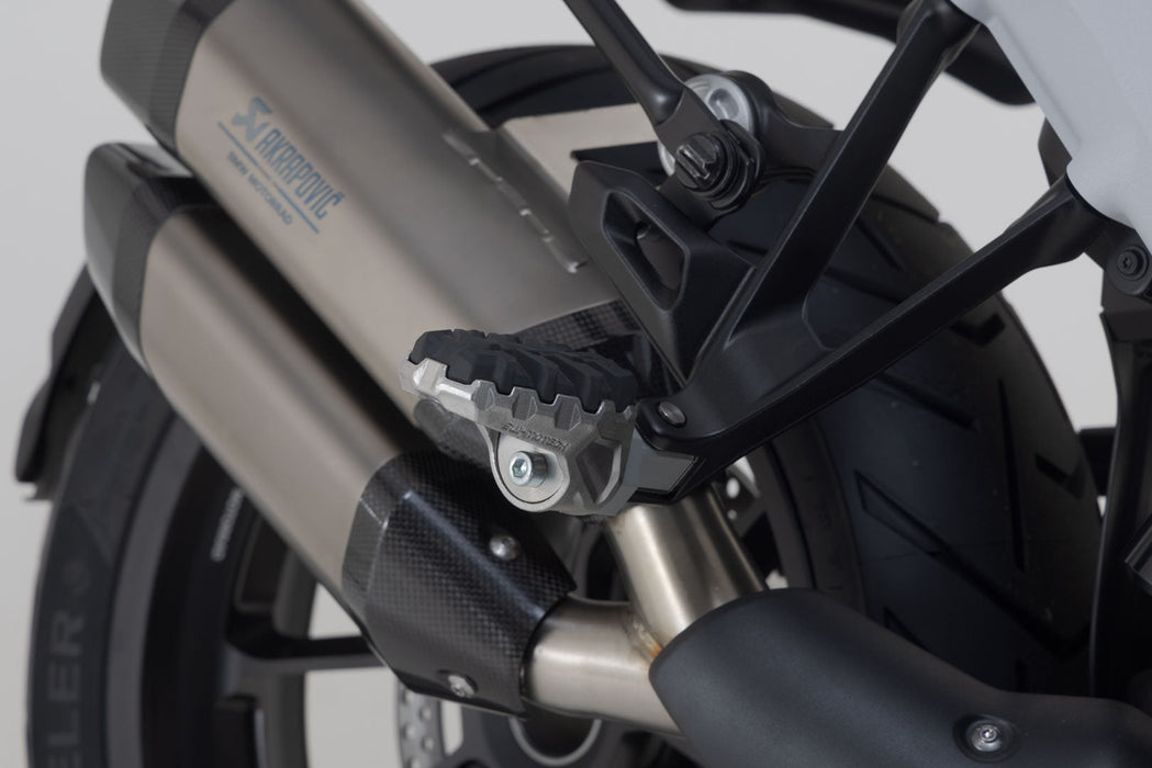 EVO passenger footrest kit - Harley-Davidson Pan America (21-), BMW R 1300 GS. SW-Motech