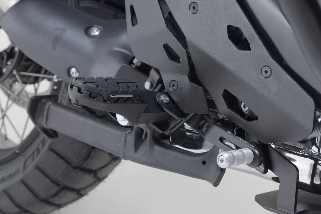 ION footrest kit - Black. Triumph Tiger 1200 models (22-). SW-Motech