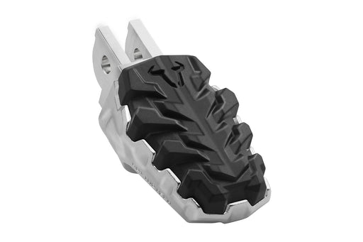 EVO footrest kit - Silver/black. Honda/ BMW/ Triumph/ Voge models. SW-Motech