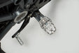 EVO footrest kit - Silver/black. Honda / Suzuki / KTM models. SW-Motech
