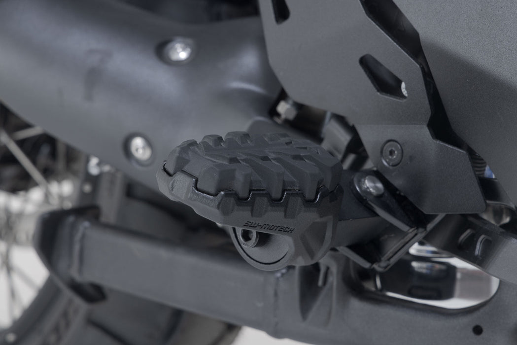 EVO footrest kit - Black. Trium Tiger 800/ 900/ 1200, Scrambler 1200. SW-Motech