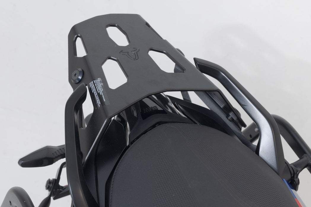 TRAX ADV top case system - Silver. BMW R1200 R/RS (14-18), R1250 R/RS (18-). SW-Motech