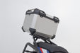 TRAX ADV top case system - Silver. BMW R1200 R/RS (14-18), R1250 R/RS (18-). SW-Motech