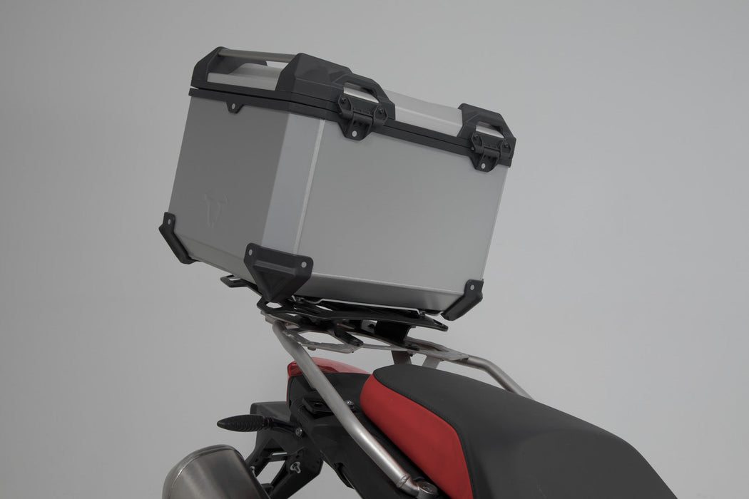TRAX ADV top case system - Silver. F 750/800/850 GS. For plastic rack. SW-Motech