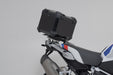 TRAX ADV top case system - Black. BMW R 1250 GS / Adv (21-) with Rallye seat. SW-Motech