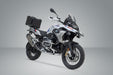 TRAX ADV top case system - Black. BMW R 1250 GS / Adv (21-) with Rallye seat. SW-Motech