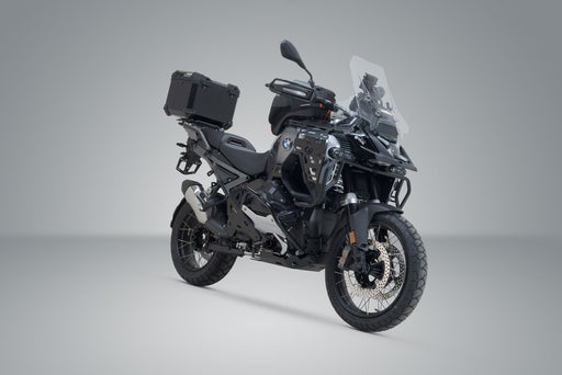 TRAX ADV top case system - Black. BMW R 1300 GS (23-). BMW top case holder. SW-Motech
