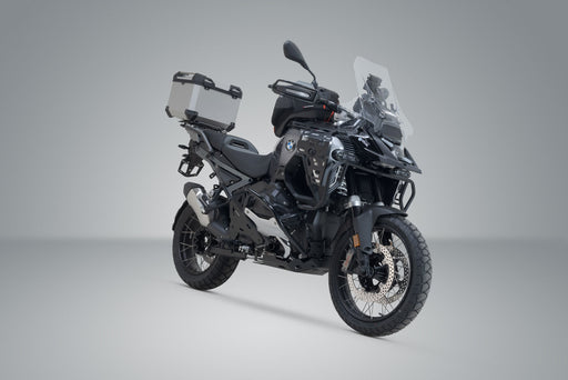 TRAX ADV top case system - Silver. BMW R 1300 GS (23-). BMW top case holder. SW-Motech