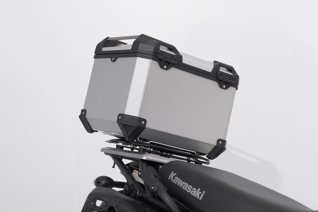 TRAX ADV top case system - Silver. Kawasaki KLR 650 (22-). SW-Motech