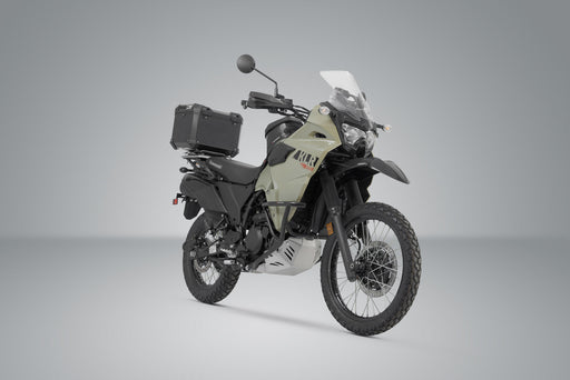 TRAX ADV top case system - Black. Kawasaki KLR 650 (22-). SW-Motech