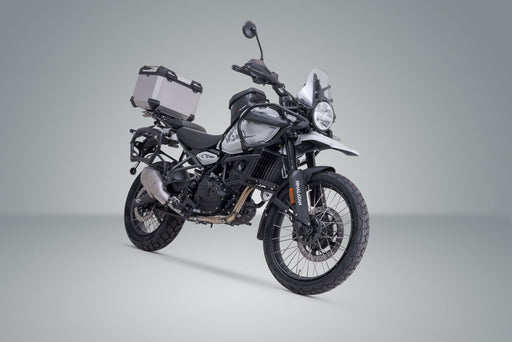 TRAX ADV top case system - Silver. Royal Enfield Himalayan 450 (23-). SW-Motech