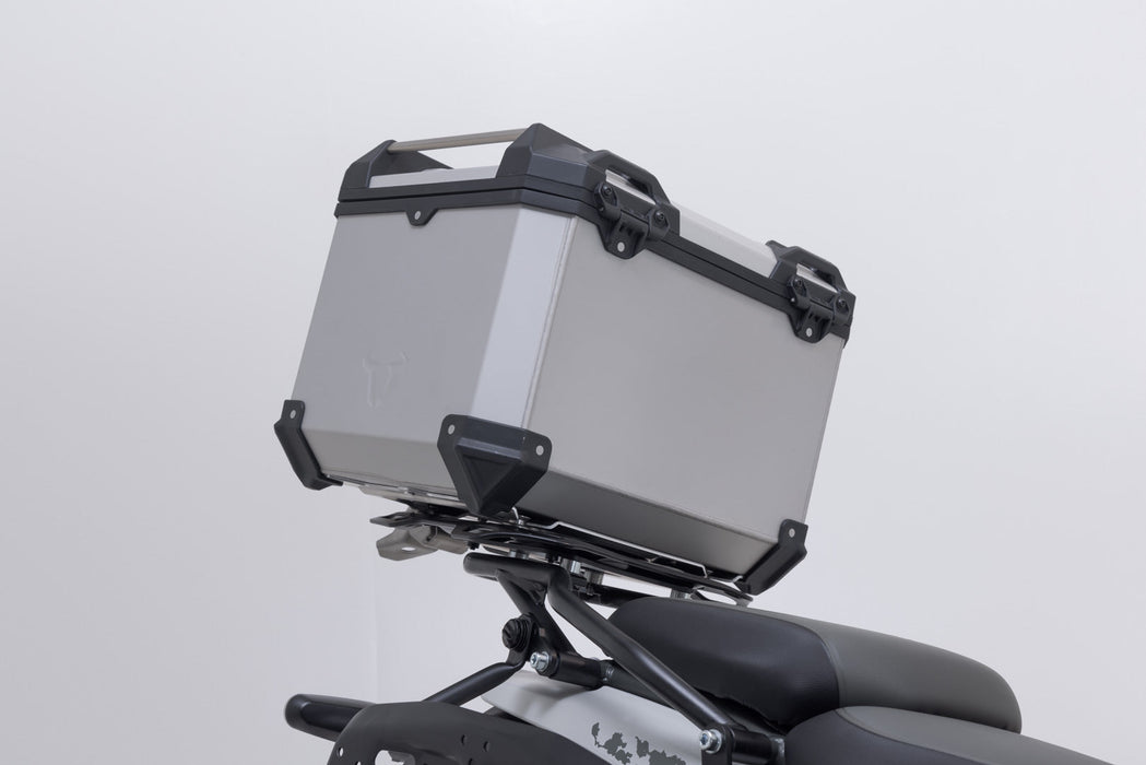 TRAX ADV top case system - Silver. Royal Enfield Himalayan 450 (23-). SW-Motech