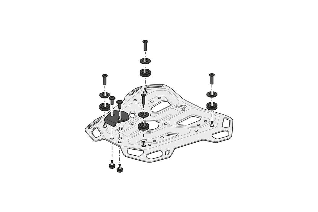 TRAX ADV top case system - Black. Suzuki GSX-S1000GX (23-). SW-Motech