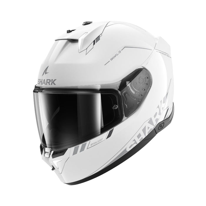 Shark Skwal I3 Blank Sp Wht Sil Ant Top Two Moto