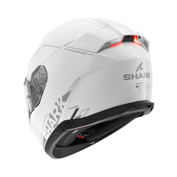 Shark Skwal I3 Blank Sp Wht Sil Ant Top Two Moto