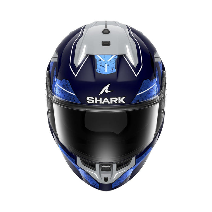 Shark Skwal I3 Rhad Blk Chr Blu Top Two Moto