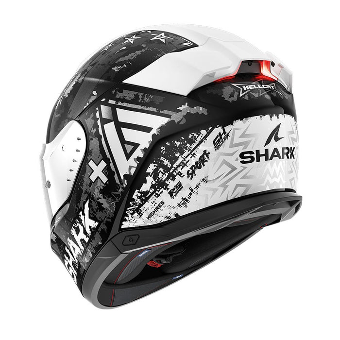 Shark Skwal I3 Hellcat Blk Chr Slv Top Two Moto