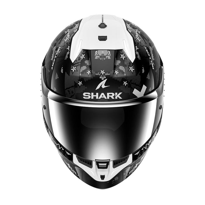 Shark Skwal I3 Hellcat Blk Chr Slv Top Two Moto