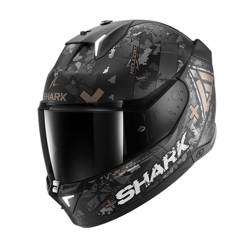 Shark Skwal I3 Hellcat Blk Chr Ant Top Two Moto