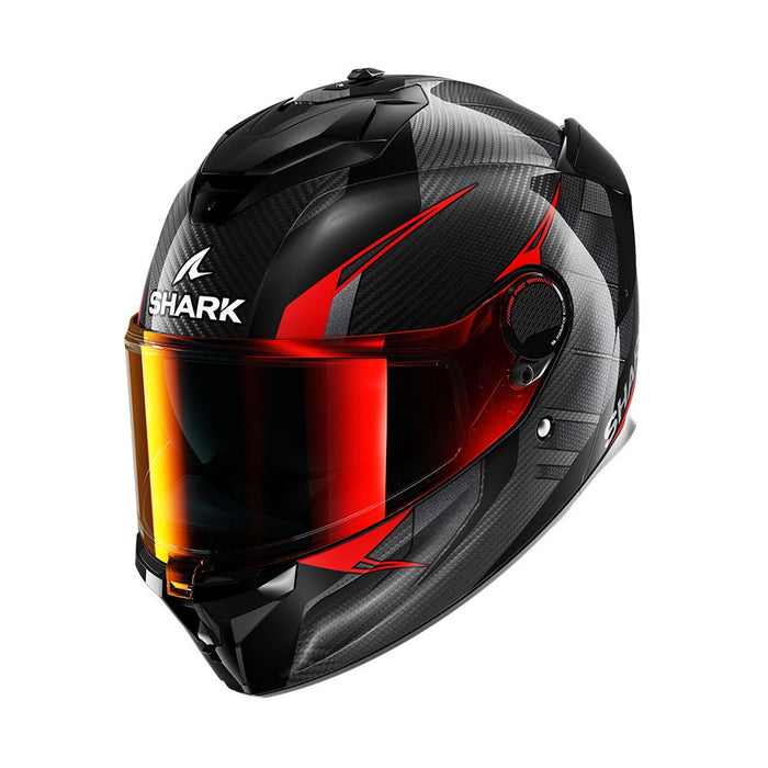 Shark Spartan Gt Pro Kultram Carbon Black Red Top Two Moto
