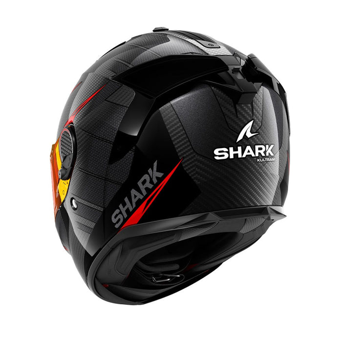 Shark Spartan Gt Pro Kultram Carbon Black Red Top Two Moto