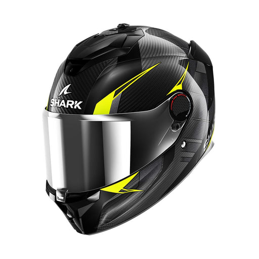 Shark Spartan Gt Pro Kultram Carbon Black Yellow Top Two Moto