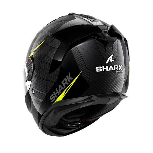 Shark Spartan Gt Pro Kultram Carbon Black Yellow Top Two Moto