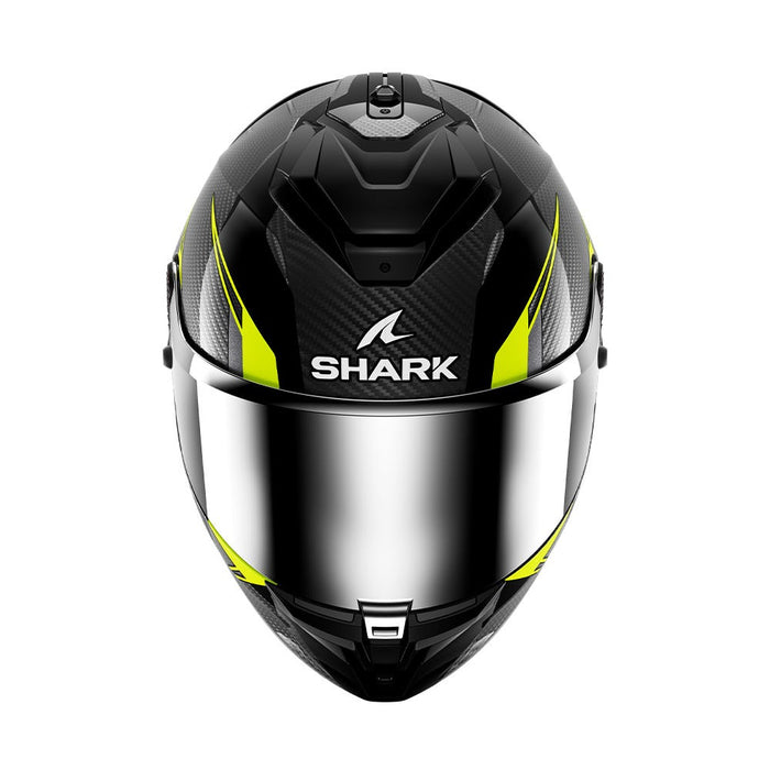 Shark Spartan Gt Pro Kultram Carbon Black Yellow Top Two Moto