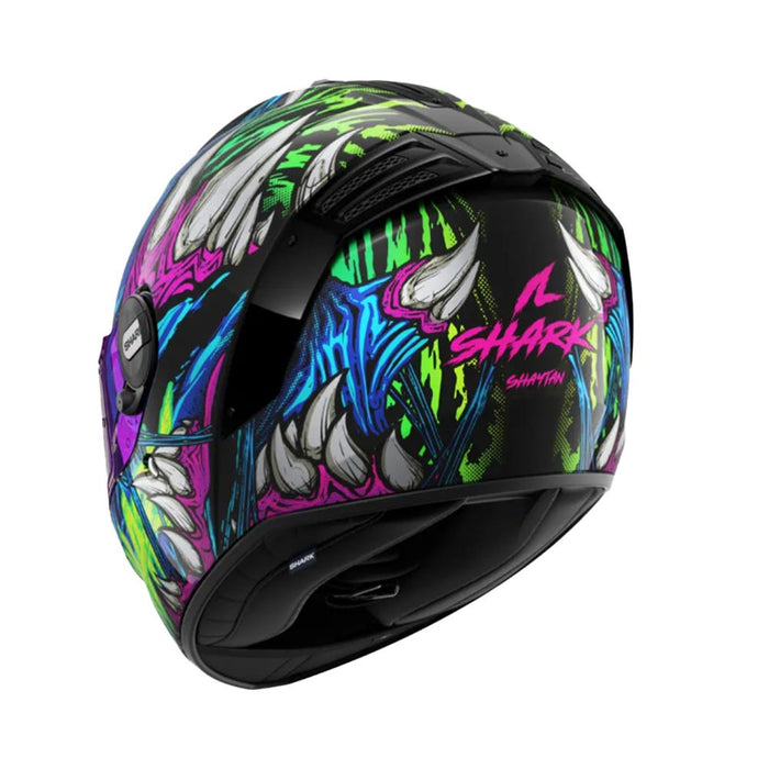 Shark Spartan Rs Shaytan Blk Grn Vio Top Two Moto