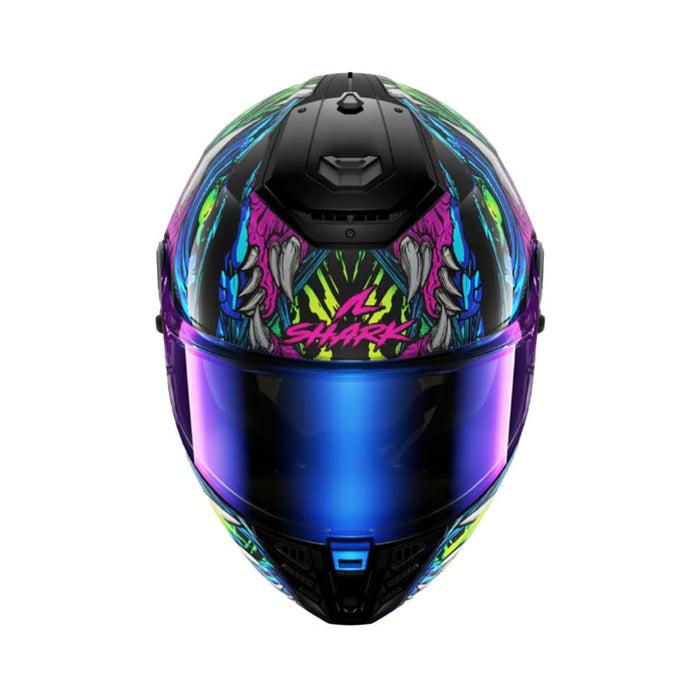 Shark Spartan Rs Shaytan Blk Grn Vio Top Two Moto