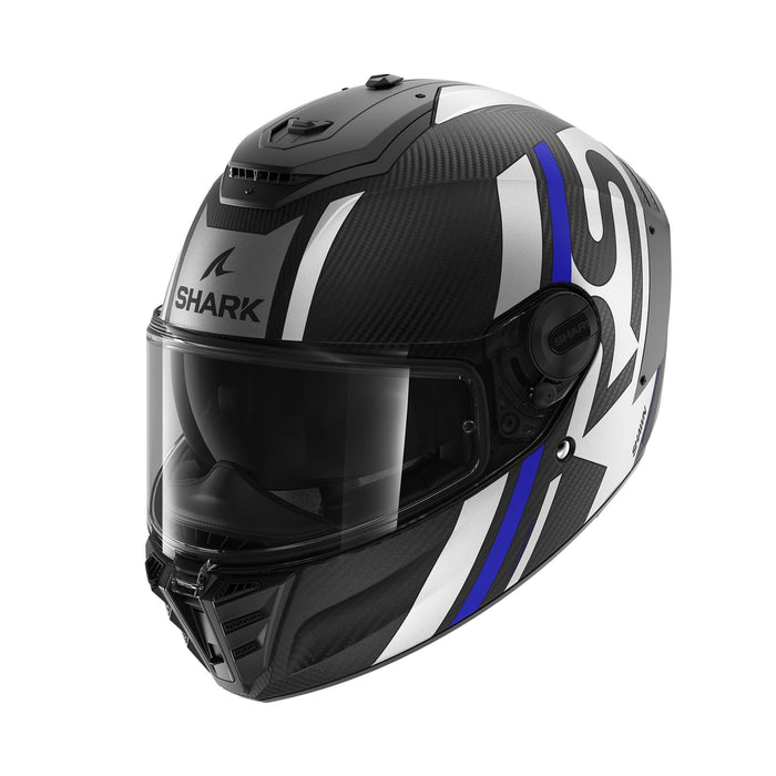 Shark Spartan Rs Carbon Shawn Blu Sil Top Two Moto
