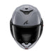 Shark Oo Dark Shadow Silver + Visor Top Two Moto