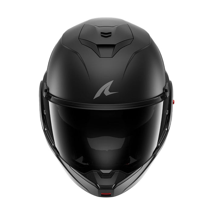 Shark Oo Dark Shadow Mat Black + Visor Top Two Moto