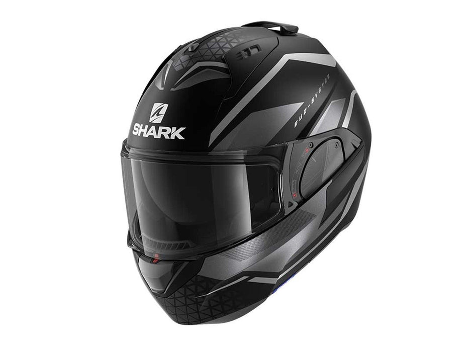 Shark Evo Es Yari Mat Blk/Anth Top Two Moto
