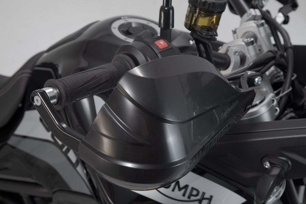 BBSTORM Handguard-Kit - Black. Triumph Tiger 900/ GT/ Rally/ Pro (19-23). SW-Motech