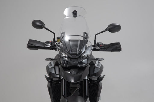 KOBRA handguard-kit - Black. Triumph Tiger 900/ GT/ Rally/ Pro (19-23). SW-Motech