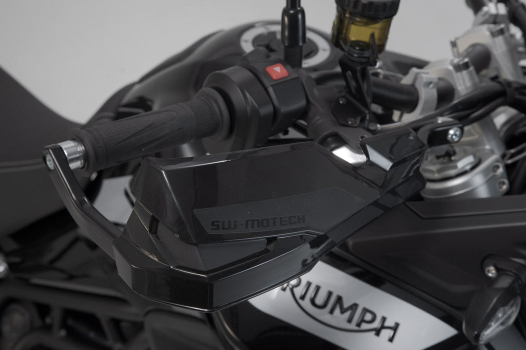 KOBRA handguard-kit - Black. Triumph Tiger 900/ GT/ Rally/ Pro (19-23). SW-Motech