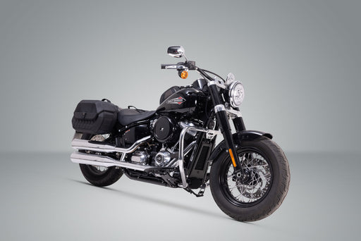 SLH side carrier LH1 left - Harley-Davidson Street Bob/Slim/Standard. For LH1. SW-Motech