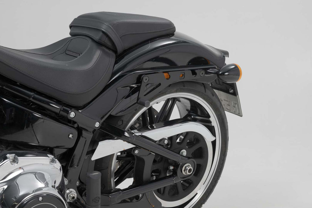 SLH side carrier LH1 left - Harley-David FatBoy /S, Breakout/S (17-). For LH1. SW-Motech